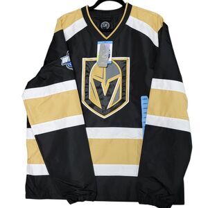 Las Vegas Golden Knights NHL Pullover Windbreakerd Jacket Stitched  Men's LG NWT
